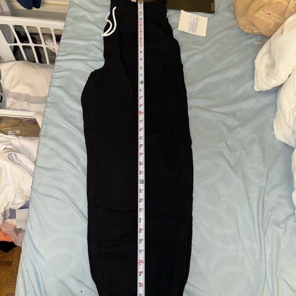 Black Jogger Pants with Drawstring - Picture 6 of 6